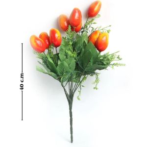 Artifical Flower Bunch | Red Color - 1 Piece