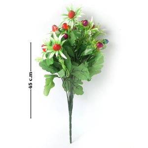 Artifical Tomato Flower Bunch | Red Color - 1 Piece