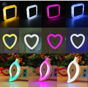 Sensor Night Light rendom shapes Multi Color -1 Piece