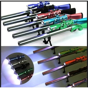PEN Gun Shappe LED Light Gell Pen Multi Color -1 Piece