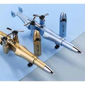 Creative Aircraft Machine Shape Gel Pen 0.5mm Multi Color -1 Piece