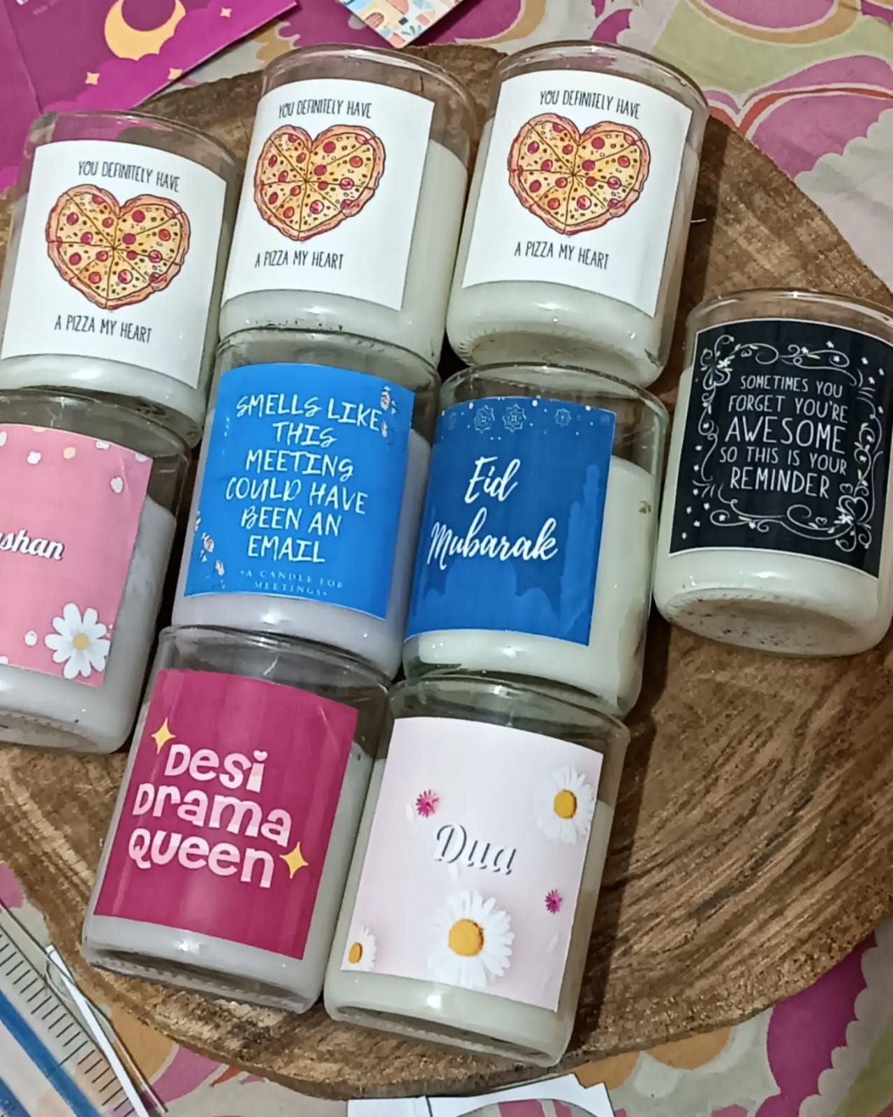 MINI QUOTES SCENTED CANDLES
