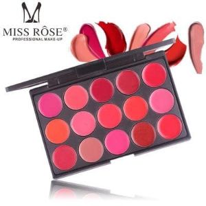 Miss Rose 15-Colo Matte Lip Cream Palette - 1 Piece