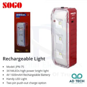 Sogo jpn75 rechargeable light