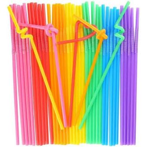 Imported Colorful Straw - Pack Of 50