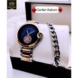 Cartier chain watch with steel bracelet 003-1 Piece