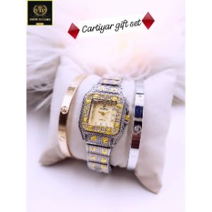 Aqua watch & cartier 2 bracelet set 005 -1 Piece